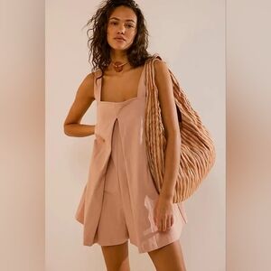 Free People Nichola Sleeveless Romper Size Large New Without Tags